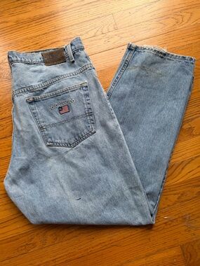 Polo Ralph Lauren Vintage Distressed American Flag Denim Jeans